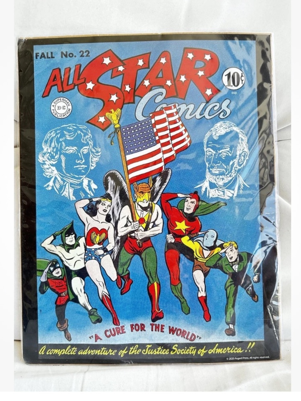 Poster Print DC Comics ALL-STAR COMICS #22 1944 Wonder Woman Asgard Press 11x14